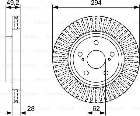 BOSCH 0 986 479 W40 - Discofreno autozon.pro