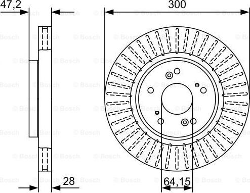 BOSCH 0 986 479 W48 - Discofreno autozon.pro