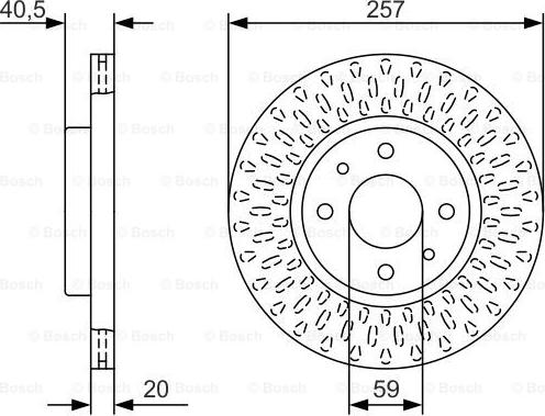 BOSCH 0 986 479 W68 - Discofreno autozon.pro