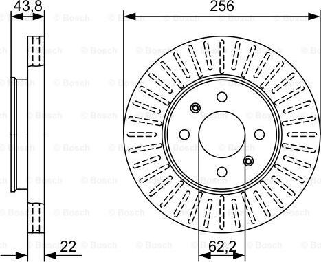 BOSCH 0 986 479 W21 - Discofreno autozon.pro