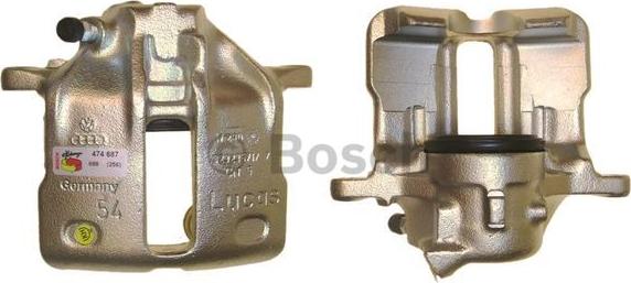 BOSCH 0 986 474 687 - Pinza freno autozon.pro