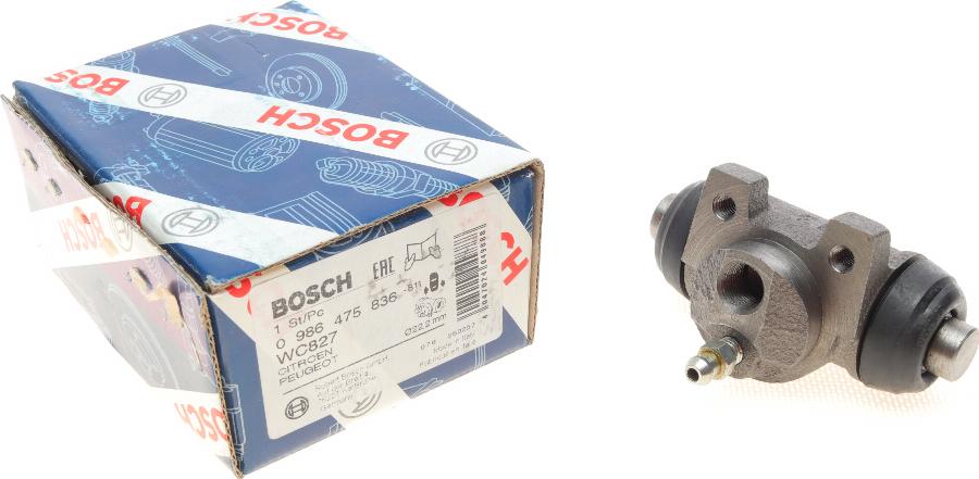 BOSCH 0 986 475 836 - Cilindretto freno autozon.pro