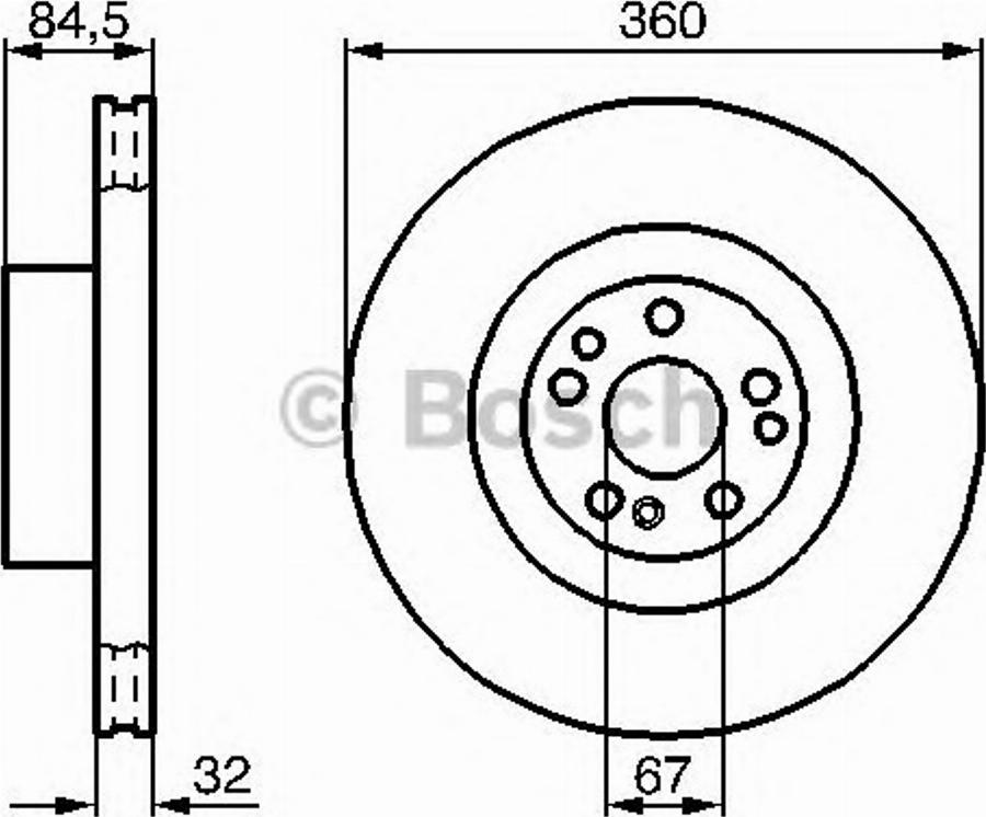 BOSCH 0 986 478 965 - Discofreno autozon.pro