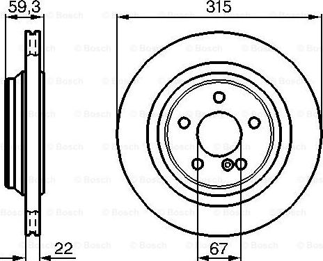 BOSCH 0 986 478 966 - Discofreno autozon.pro