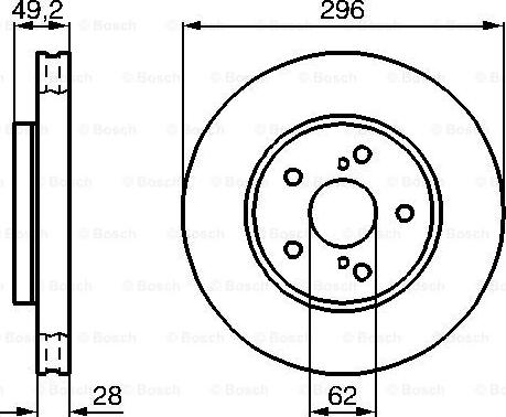 BOSCH 0 986 478 968 - Discofreno autozon.pro