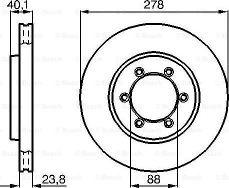 BOSCH 0 986 478 967 - Discofreno autozon.pro