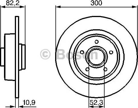 BOSCH 0 986 478 971 - Discofreno autozon.pro