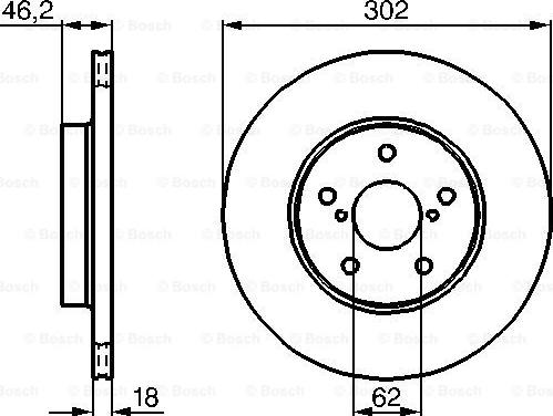 BOSCH 0 986 478 490 - Discofreno autozon.pro