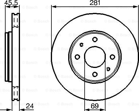 BOSCH 0 986 479 B37 - Discofreno autozon.pro