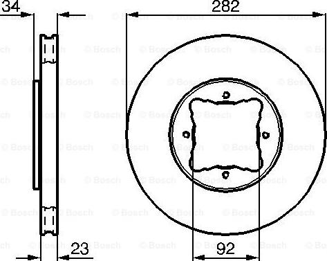 BOSCH 0 986 478 448 - Discofreno autozon.pro