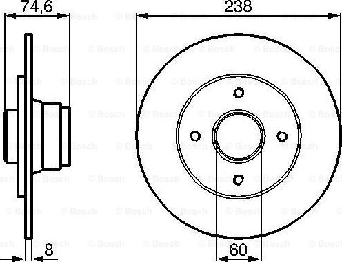 BOSCH 0 986 478 442 - Discofreno autozon.pro