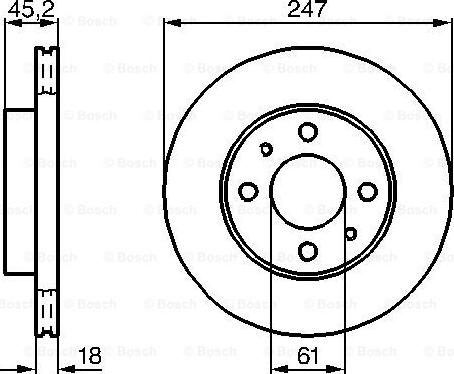 BOSCH 0 986 478 459 - Discofreno autozon.pro