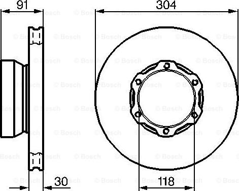 BOSCH 0 986 478 456 - Discofreno autozon.pro