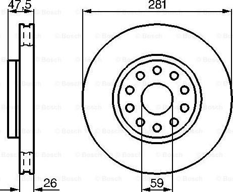 BOSCH 0 986 478 460 - Discofreno autozon.pro