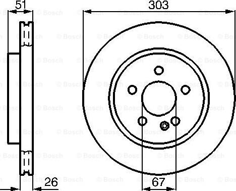 BOSCH 0 986 478 468 - Discofreno autozon.pro