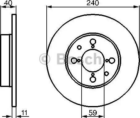 BOSCH 0 986 478 462 - Discofreno autozon.pro