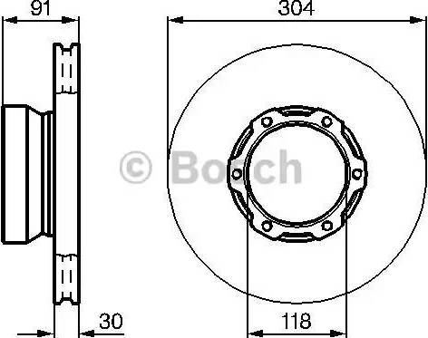 BOSCH 0 986 478 406 - Discofreno autozon.pro