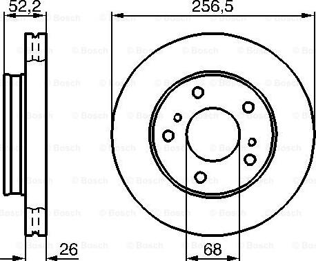 BOSCH 0 986 478 485 - Discofreno autozon.pro