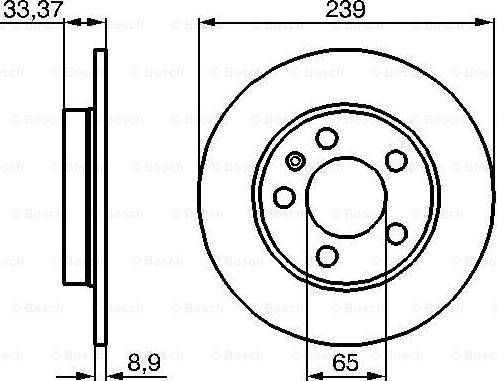 BOSCH 0 986 478 481 - Discofreno autozon.pro