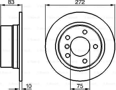 BOSCH 0 986 478 439 - Discofreno autozon.pro