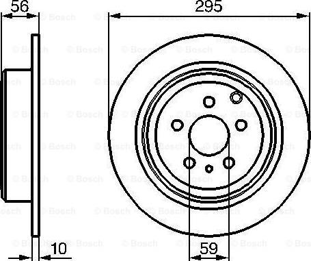 BOSCH 0 986 478 435 - Discofreno autozon.pro