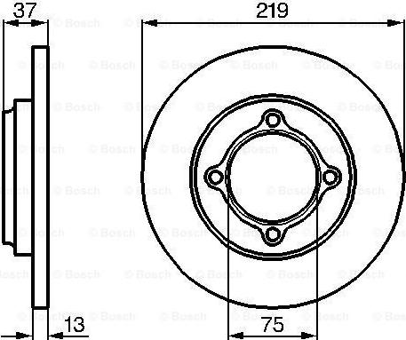 BOSCH 0 986 478 429 - Discofreno autozon.pro