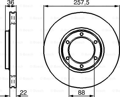 BOSCH 0 986 478 596 - Discofreno autozon.pro