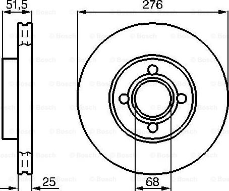 BOSCH 0 986 478 549 - Discofreno autozon.pro