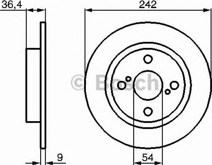 BOSCH 0 986 478 559 - Discofreno autozon.pro