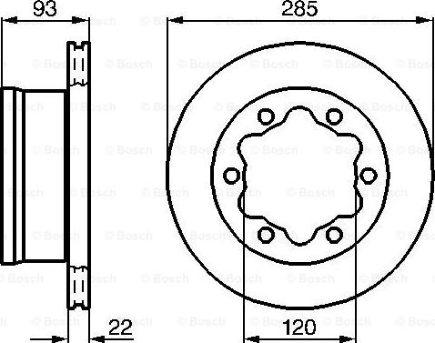 BOSCH 0 986 478 555 - Discofreno autozon.pro