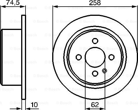 BOSCH 0 986 478 563 - Discofreno autozon.pro