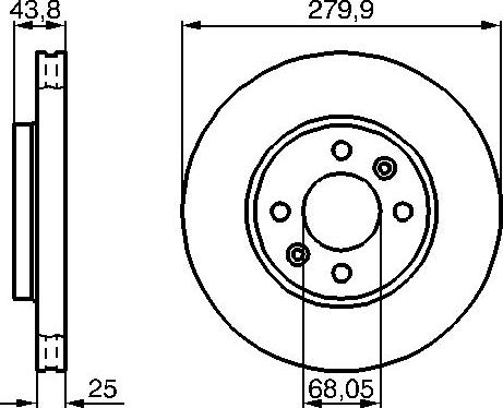 BOSCH 0 986 478 505 - Discofreno autozon.pro