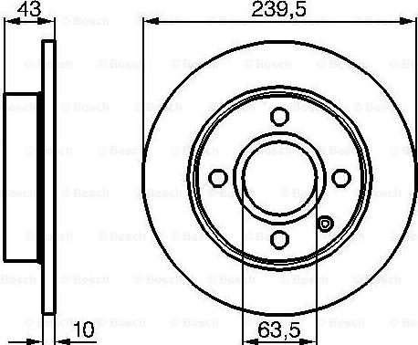 BOSCH 0 986 478 501 - Discofreno autozon.pro