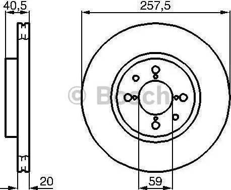 BOSCH 986478515 - Discofreno autozon.pro