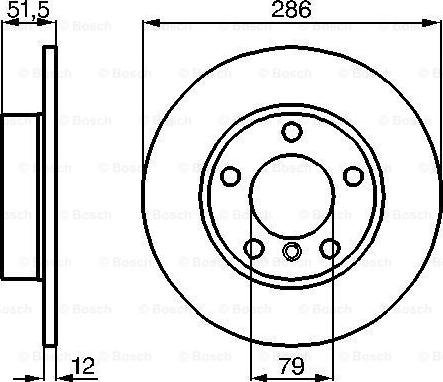 BOSCH 0 986 478 511 - Discofreno autozon.pro