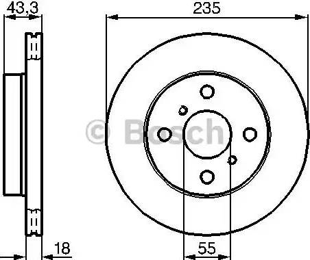 BOSCH 0 986 478 582 - Discofreno autozon.pro