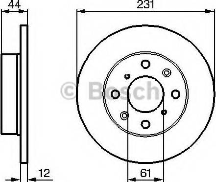 BOSCH 0 986 478 587 - Discofreno autozon.pro