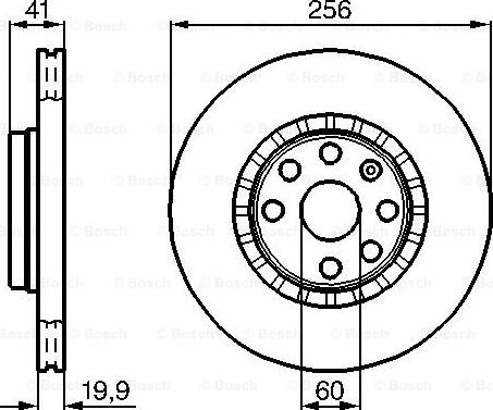 BOSCH 0 986 478 535 - Discofreno autozon.pro