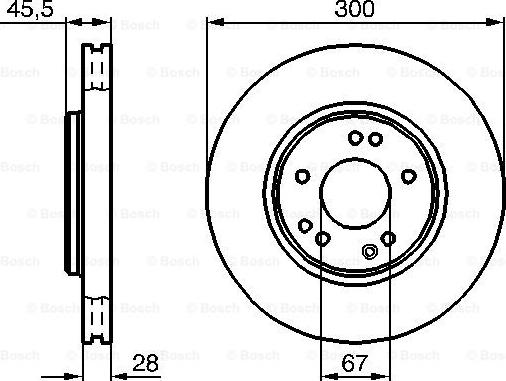 BOSCH 0 986 478 526 - Discofreno autozon.pro