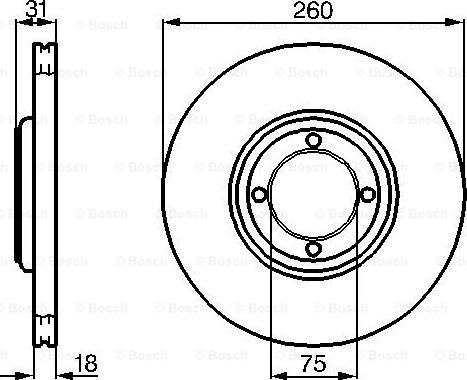 BOSCH 0 986 478 522 - Discofreno autozon.pro