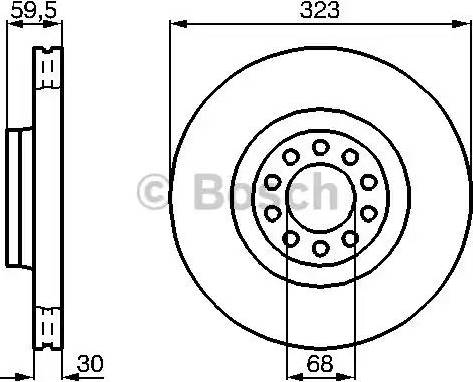 BOSCH 0 986 478 575 - Discofreno autozon.pro