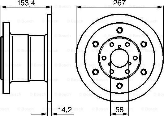 BOSCH 0 986 478 647 - Discofreno autozon.pro