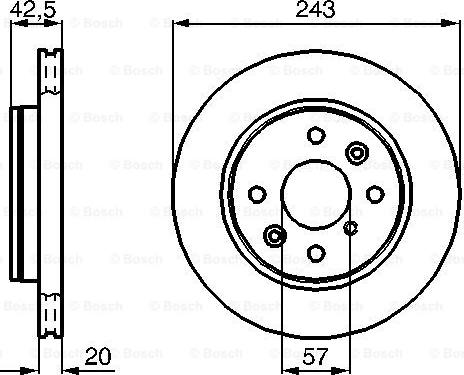 BOSCH 0 986 478 659 - Discofreno autozon.pro