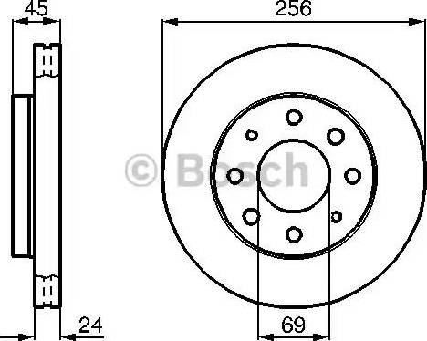 BOSCH 0 986 478 654 - Discofreno autozon.pro