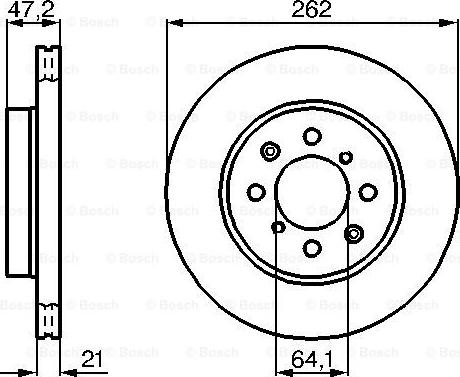 BOSCH 0 986 478 657 - Discofreno autozon.pro