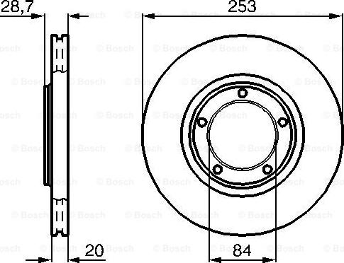 BOSCH 0 986 478 664 - Discofreno autozon.pro