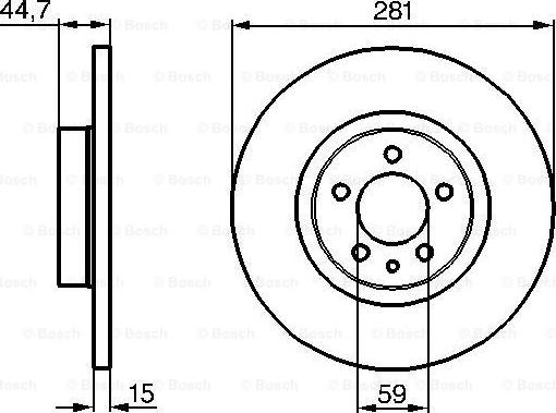 BOSCH 0 986 478 668 - Discofreno autozon.pro