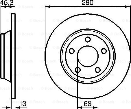 BOSCH 0 986 478 615 - Discofreno autozon.pro