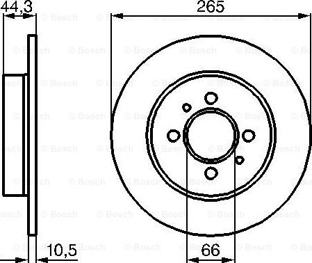 BOSCH 0 986 478 611 - Discofreno autozon.pro