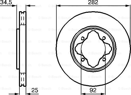 BOSCH 0 986 478 634 - Discofreno autozon.pro